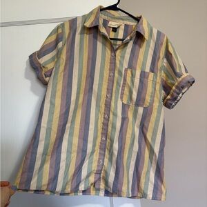 Striped Multicolor Madewell Shirt